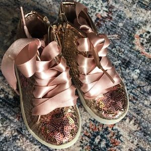 Michael Kors baby girl high top sneakers.